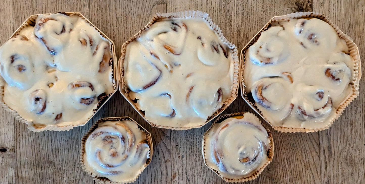 Pumpkin Cinnamon Rolls with Maple Cream Cheese Icing
