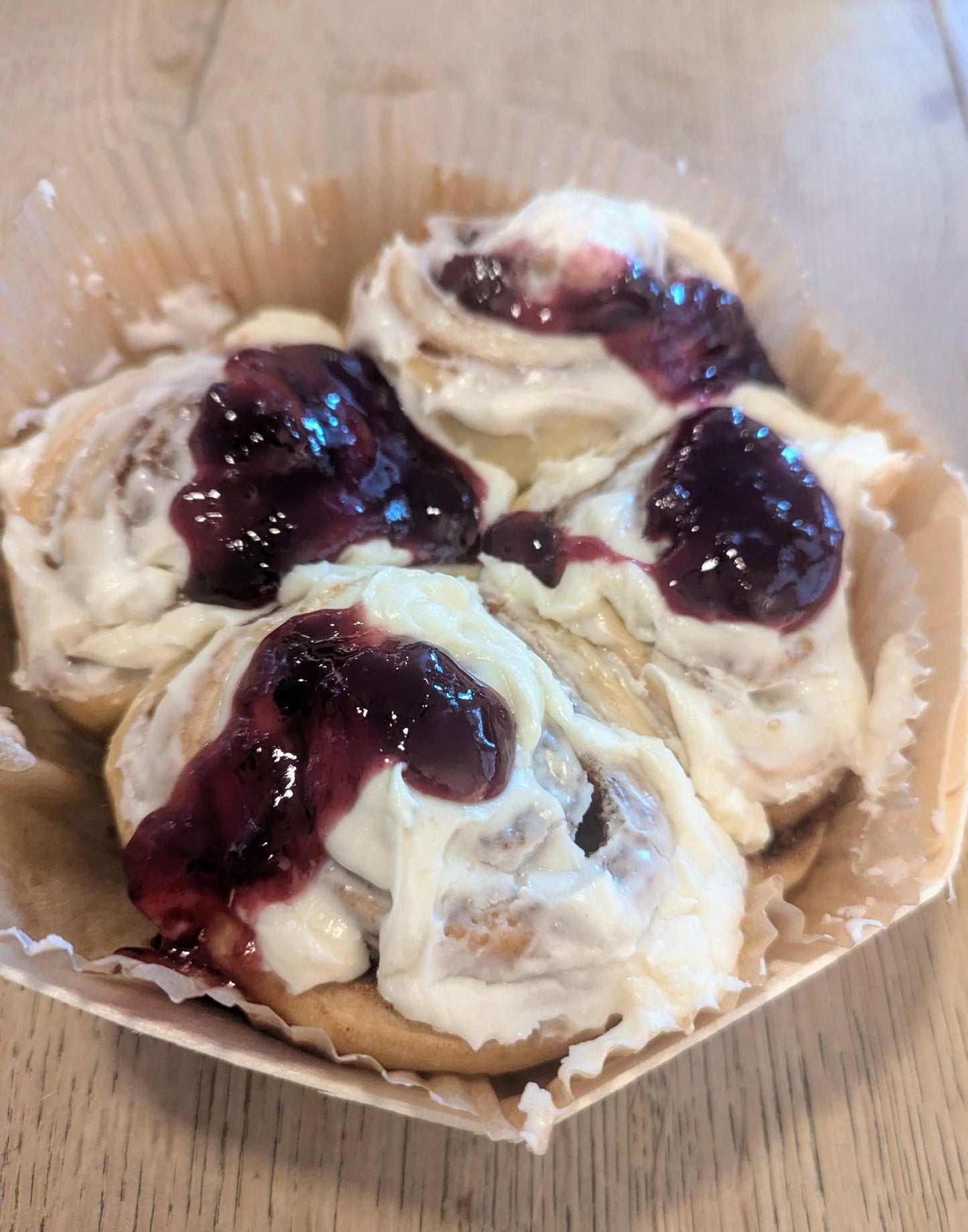Cherry Chai Cinnamon Rolls