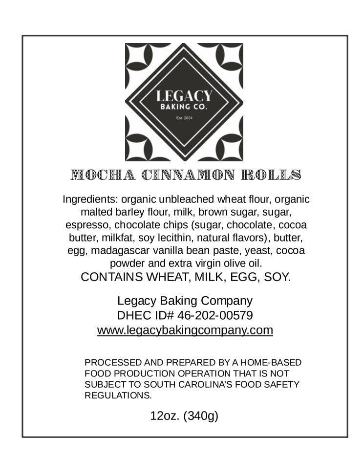 Mocha Cinnamon Rolls - 2 count