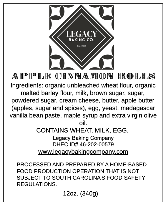 Apple Cinnamon Rolls - 2 count