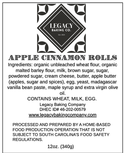 Apple Cinnamon Rolls - 2 count