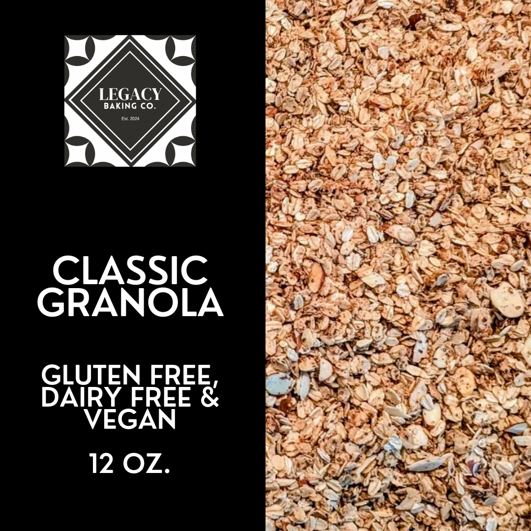 Classic Granola - Gluten free, dairy free and vegan