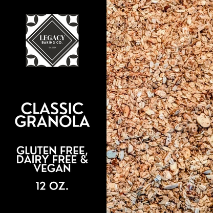Classic Granola - Gluten free, dairy free and vegan