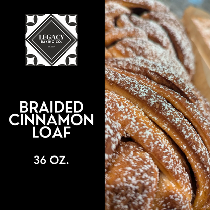 Braided Cinnamon Loaf with Cream Cheese Icing