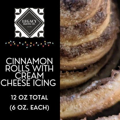 Cinnamon Roll with Cream Cheese Icing - Individual pack