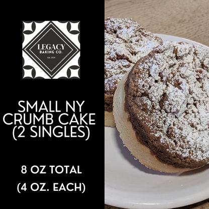 Small NY Crumb Cake (2 singles)