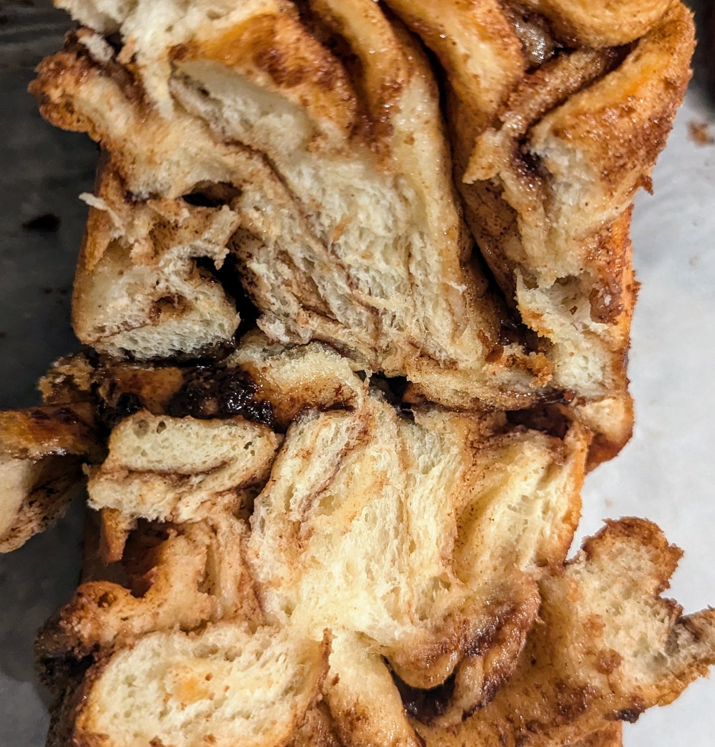 Braided Cinnamon Loaf with Cream Cheese Icing