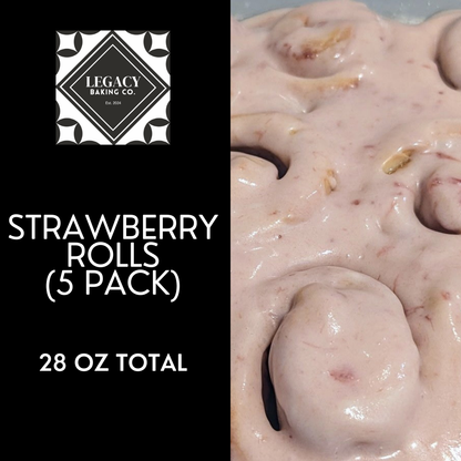 Strawberry Rolls - 5 pack