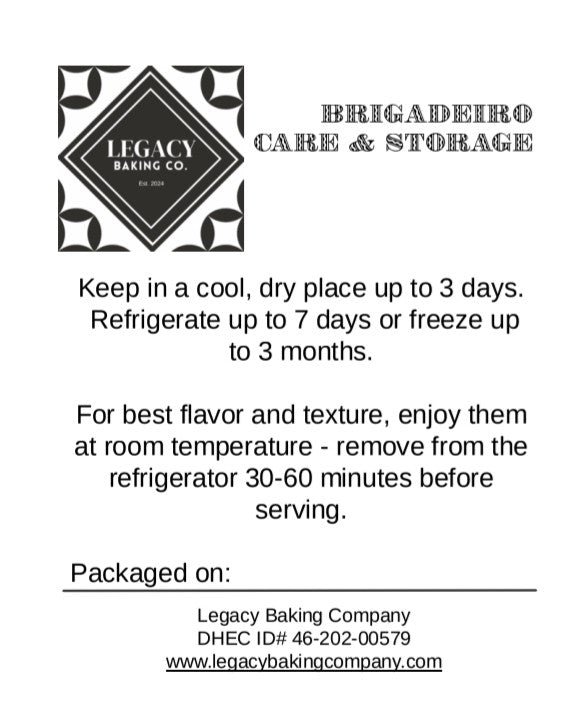 Brigadeiro - Brazilian Chocolate Truffles - 1 dozen