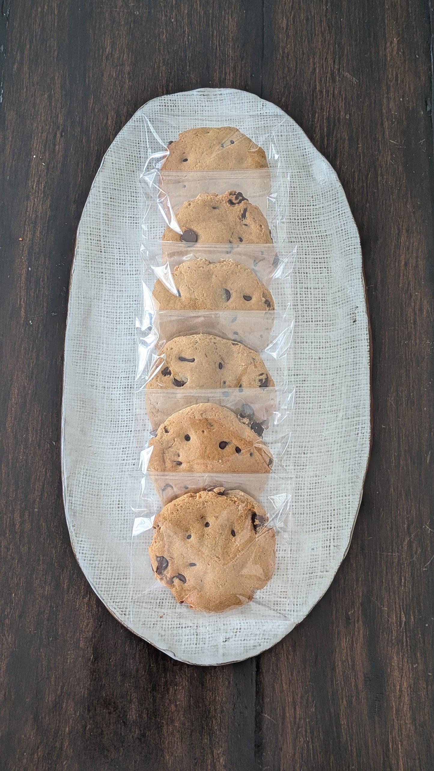 Plant Based Protein Chocolate Chip Cookies - 1/2 dozen