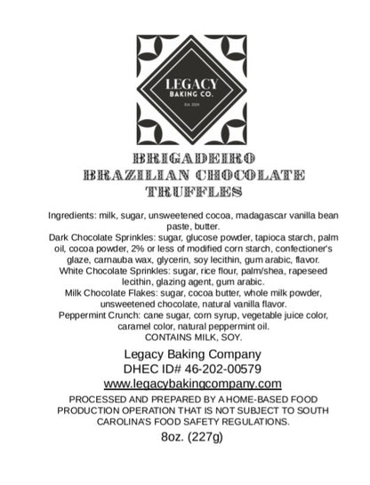 Brigadeiro - Brazilian Chocolate Truffles - 1 dozen