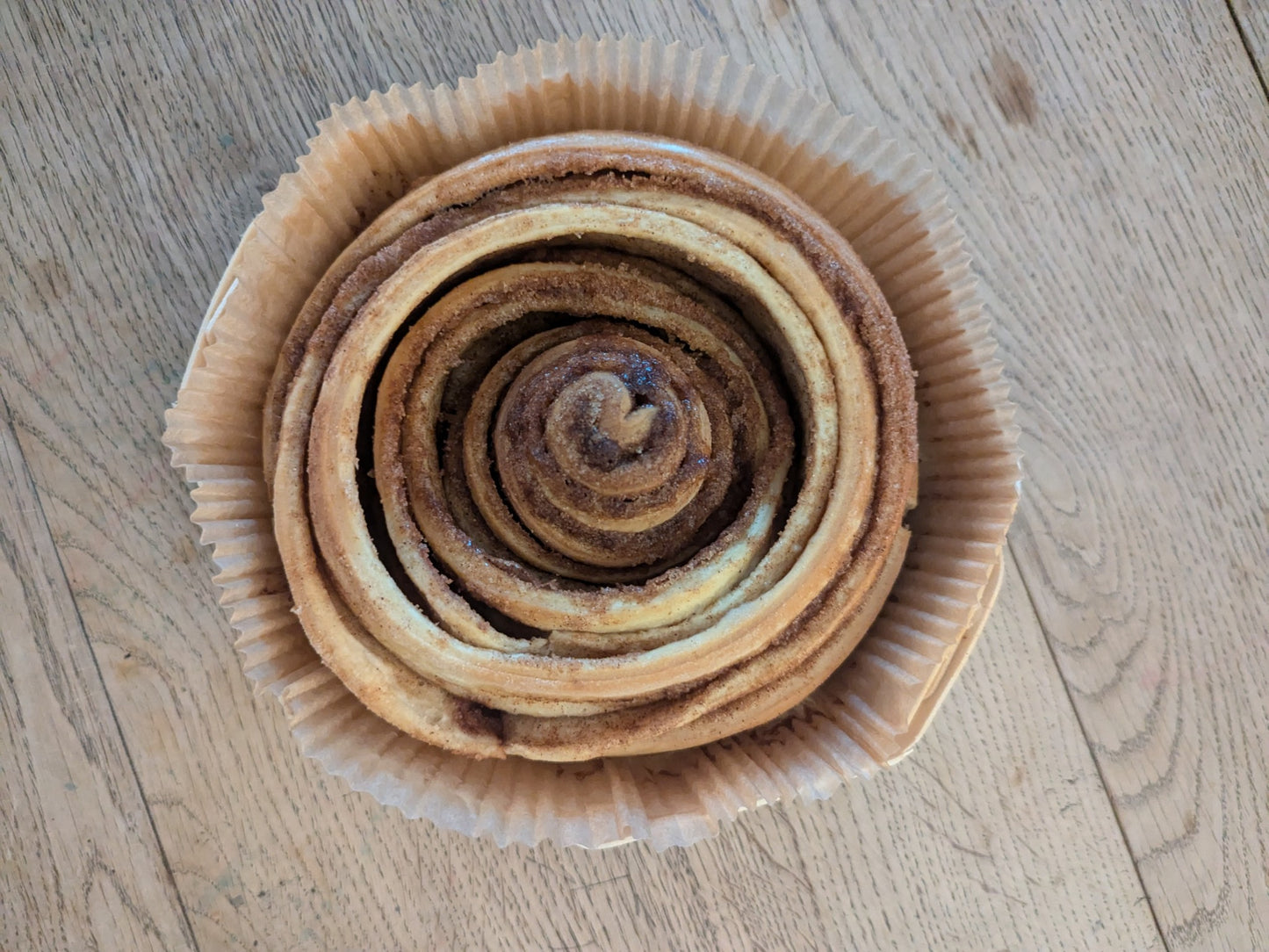 Colossal Cinnamon Roll topped with Cream Cheese Icing