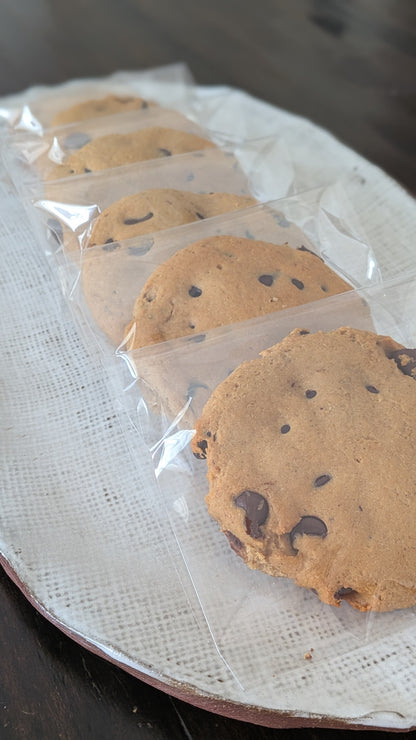 Plant Based Protein Chocolate Chip Cookies - 1/2 dozen