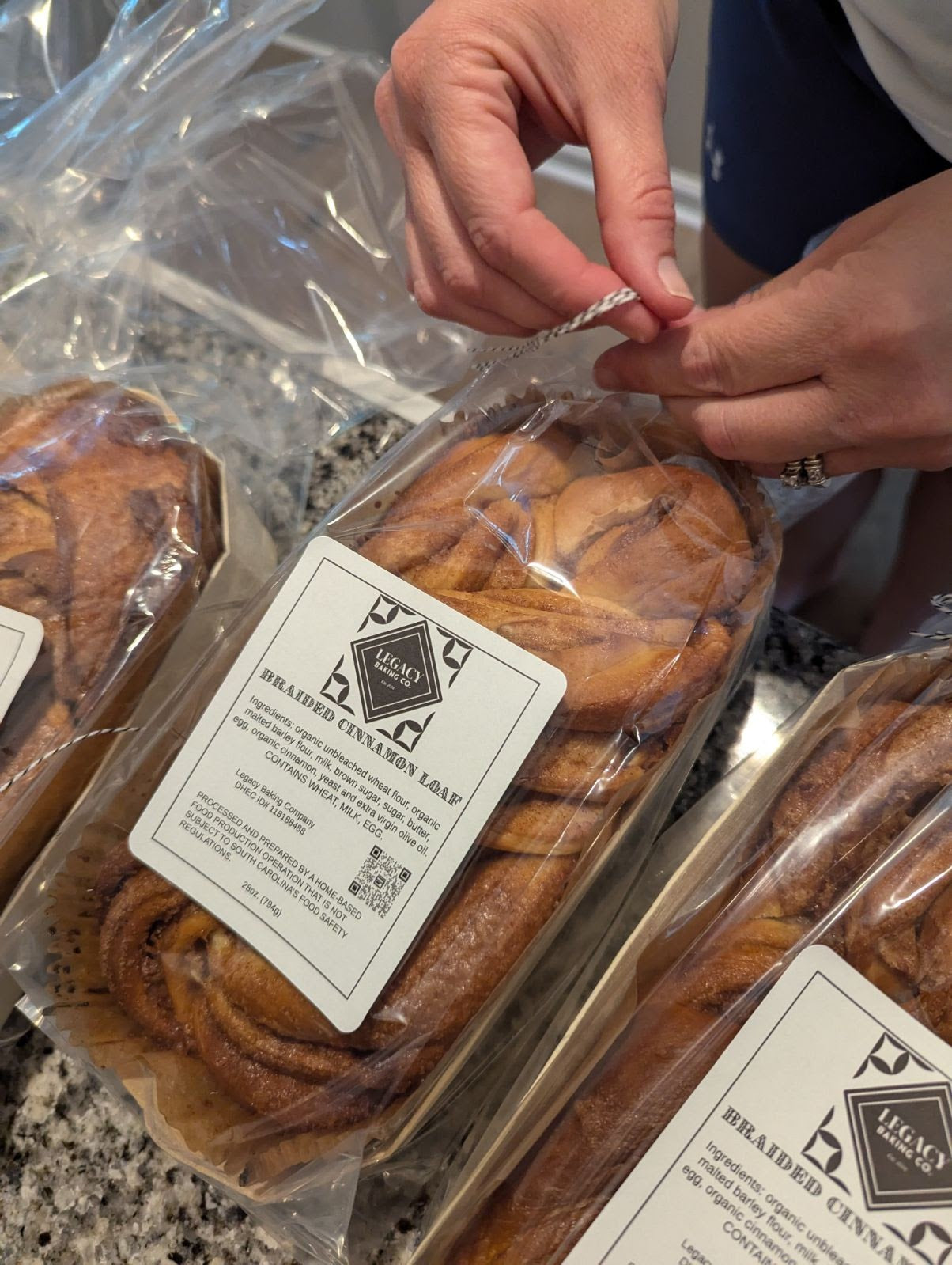 Braided Cinnamon Loaf with Cream Cheese Icing
