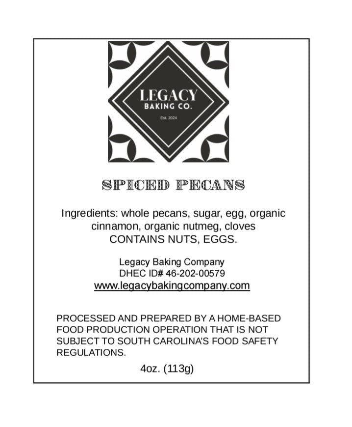 Candied Spiced Pecans