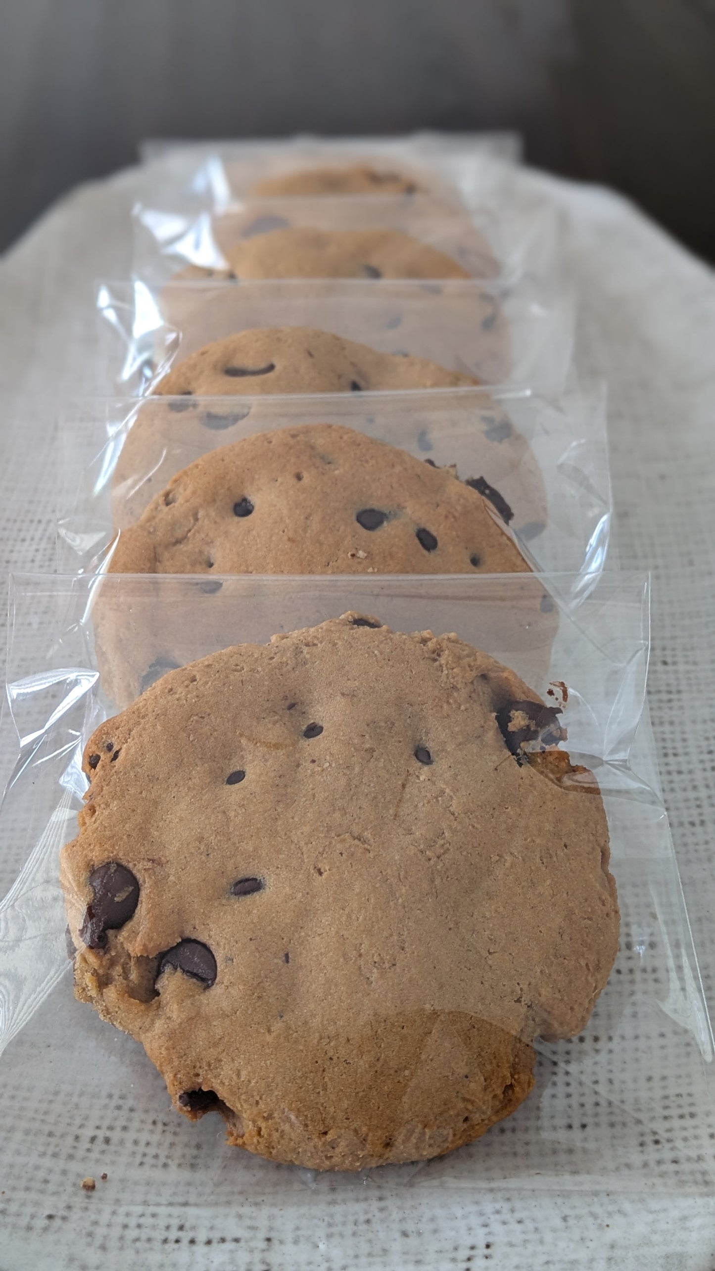 Plant Based Protein Chocolate Chip Cookies - 1/2 dozen